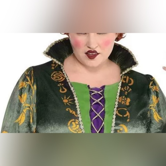 🆕 Hocus Pocus Winnie Plus Size Women Costume - Picture 2 of 11